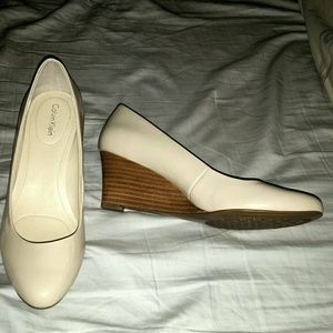 NEW Calvin Klein Wedge Heels